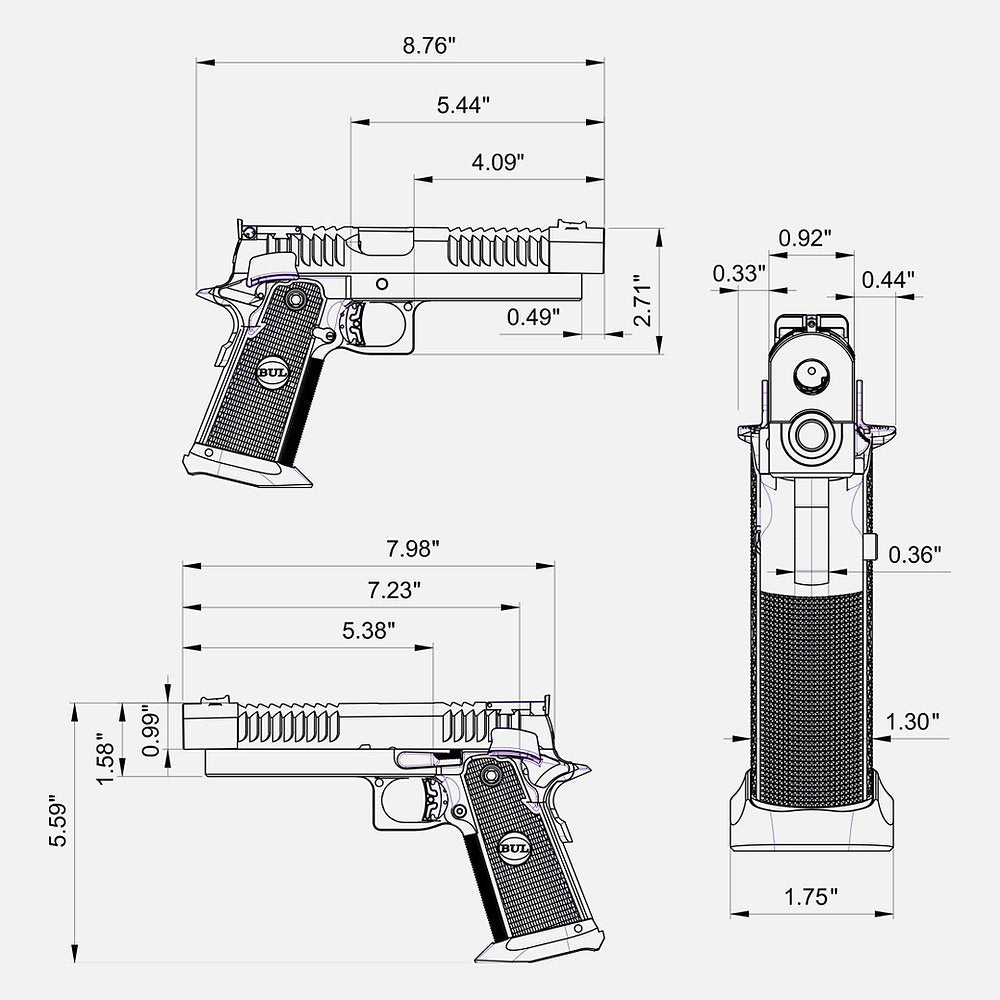 SAS II RADICAL 5.4” Optic Ready